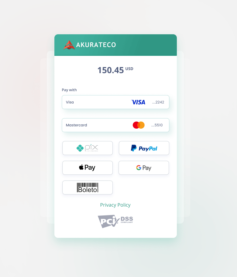 optimized checkout by Akurateco