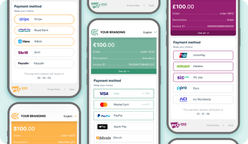 Fully customizable payment page