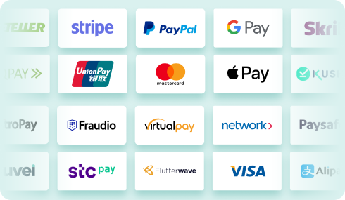Multi-currency & payment method support