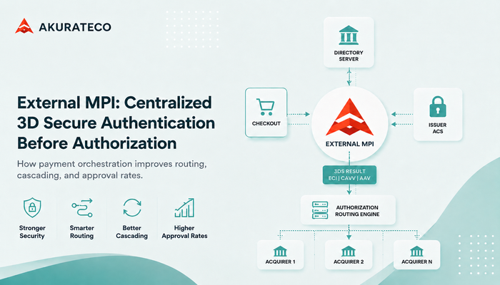 External MPI: Centralized 3D Secure Authentication Before Authorization